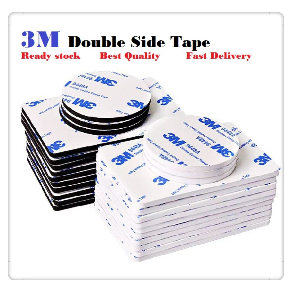 3M กาวสองหน้าโฟมสีขาว Eva Strong Tape Sticky Strong เทปโฟม Strong Pad