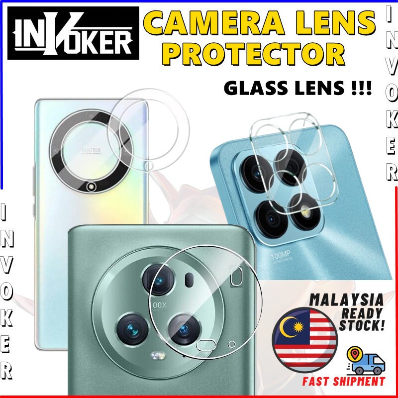 Honor X9c 5G / Magic 7 Pro / 6 / 5 / 4 / VS / V3 / Pro / X9b X9a X9 X8 X6b / กระจกนิรภัยกล้องเลนส์ป้