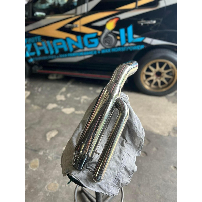 EKZOS V3 TUBE (kzos doso) INFINITE เหมาะสําหรับทุกดีเซล/4x4 เสียง Ala2 STRAIGHT PIPE