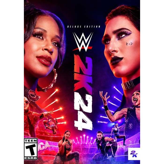 WWE 2K24 Deluxe Edition - เกมพีซีออฟไลน์พร้อมดีวีดี