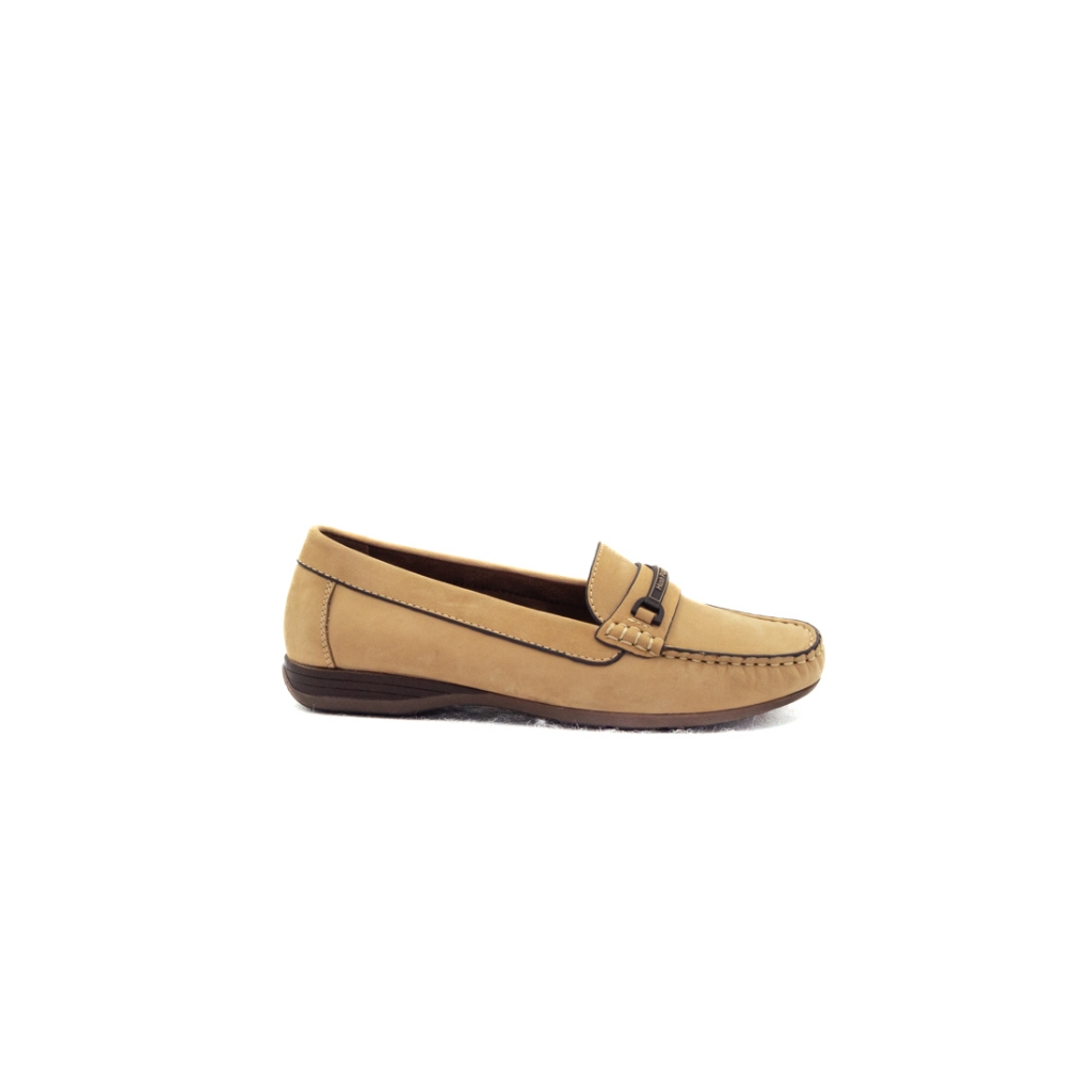 Hush Puppies รองเท้าผู้หญิง Nelly Loafer KB45068 (สีเบจ/ดํา) l Kasut Loafer Perempuan