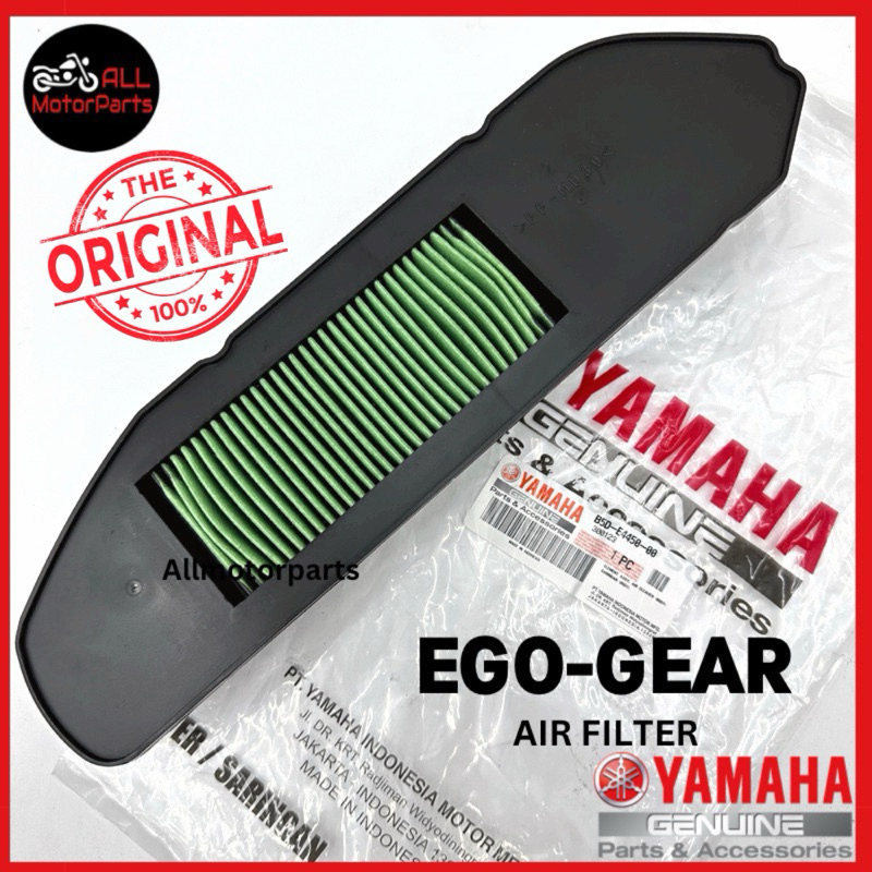 EGO GEAR AIR FILTER AIR CLEANER PENAPIS ANGIN B5D-E4450-00 100% YAMAHA