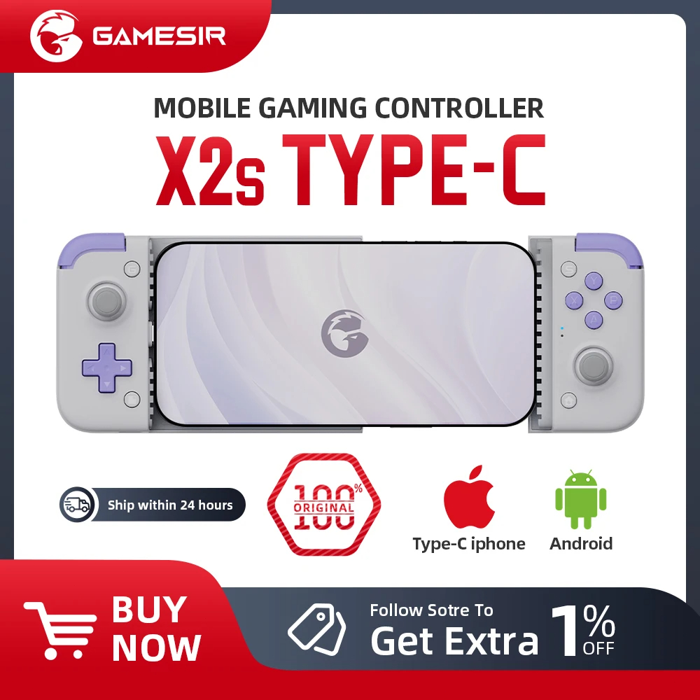 GAMESIR Shippedวันนี้GameSir X2 X2s Android ตัวควบคุมเกมสําหรับ Cloud Gaming Xbox เกม Pass STADIA xC