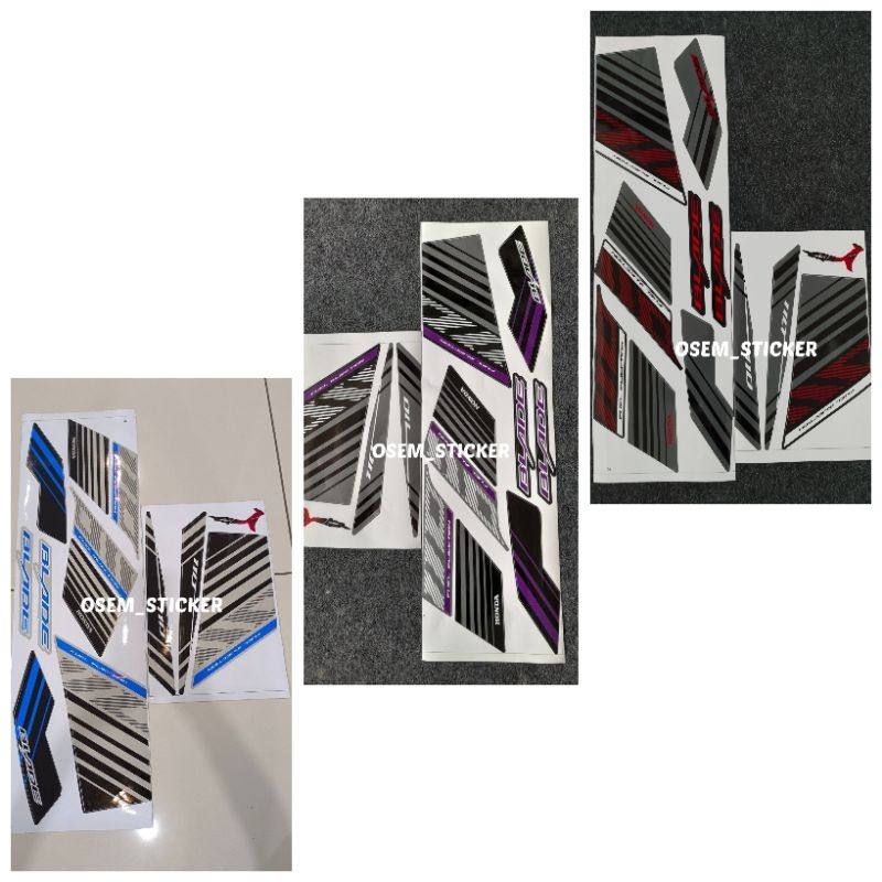 สติ๊กเกอร์ HONDA BLADE/WAVE ALPHA 110/ BLADE 110/ WAVE 110 ALPHA V1 V2 V3 V4 V5 BATMAN