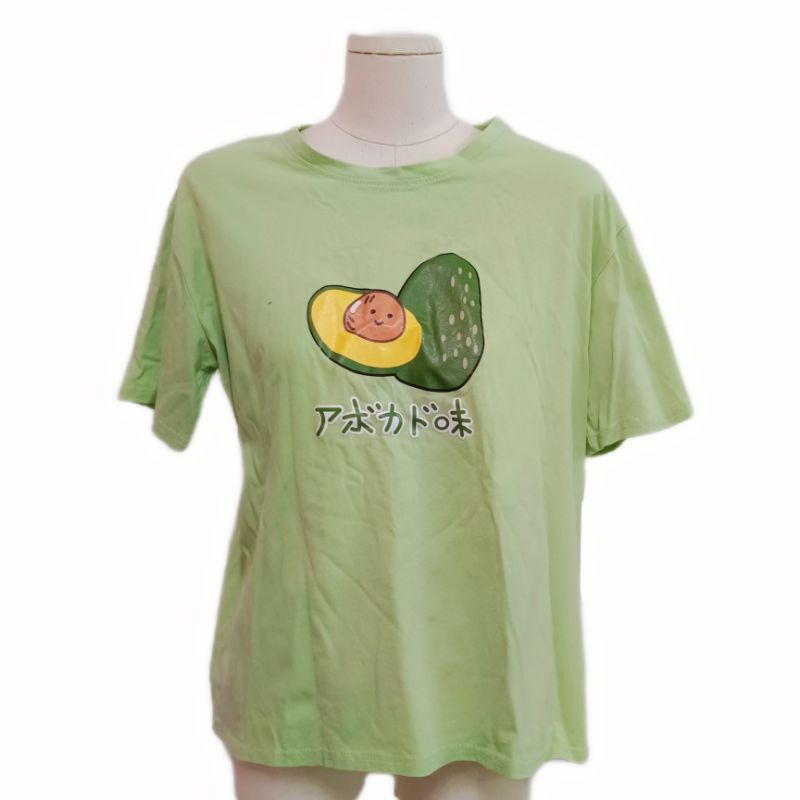 Preloved Avocado Green tshirt Women S