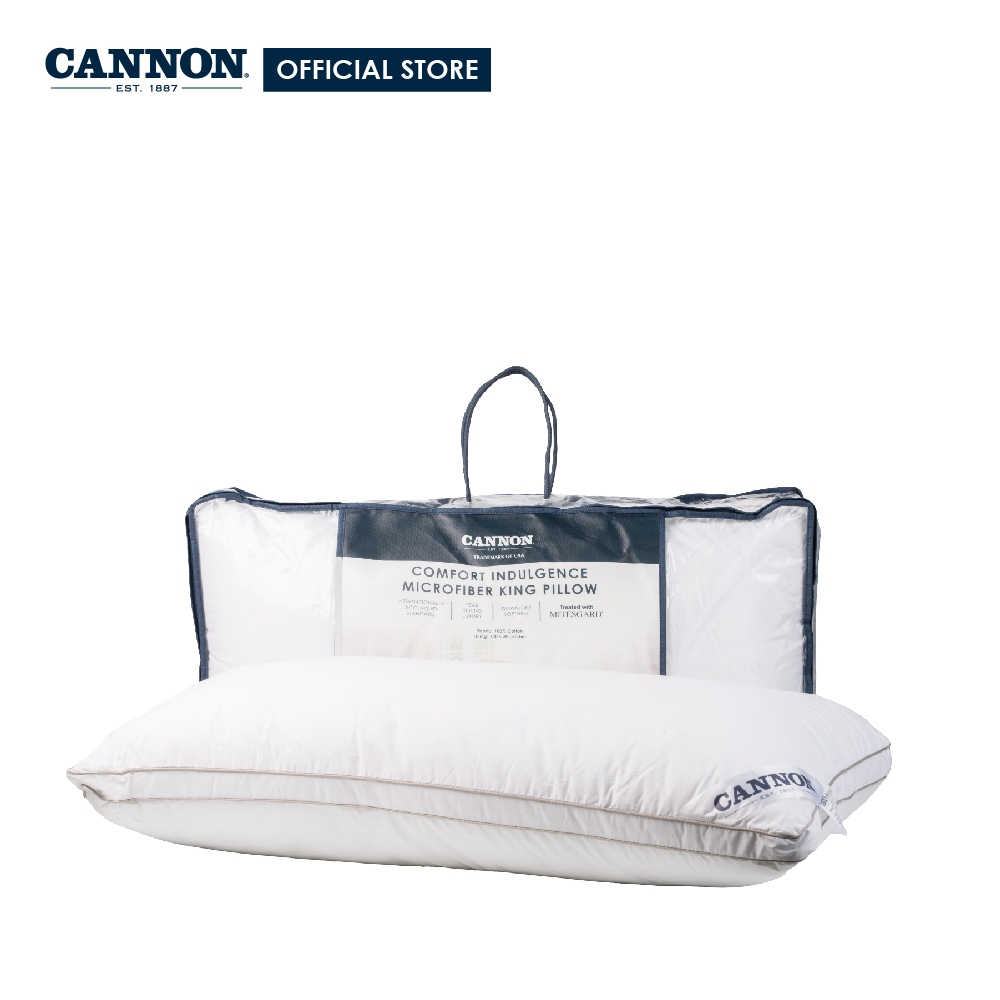 CANNON Comfort Indulgence Microfiber King Pillow (2200gm)