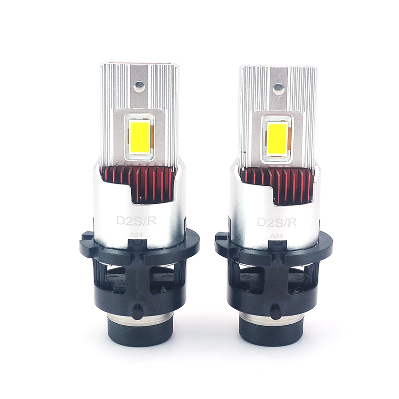 2 ชิ้น Ultra Bright Canbus D2S D4S LED ไฟหน้า HID 1:1 Xenon ถึงหลอดไฟ LED ไฟหน้า LED