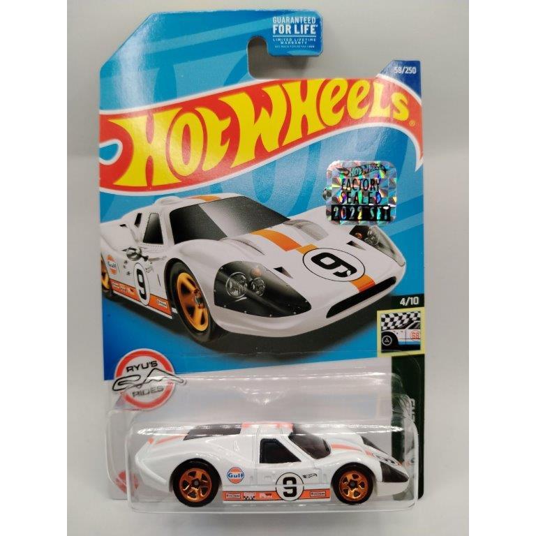 [ใหม่]	ล้อร้อน	67 Ford GT40 Mk.IV - สีขาว	โรงงานปิดผนึก2022ชุด	917