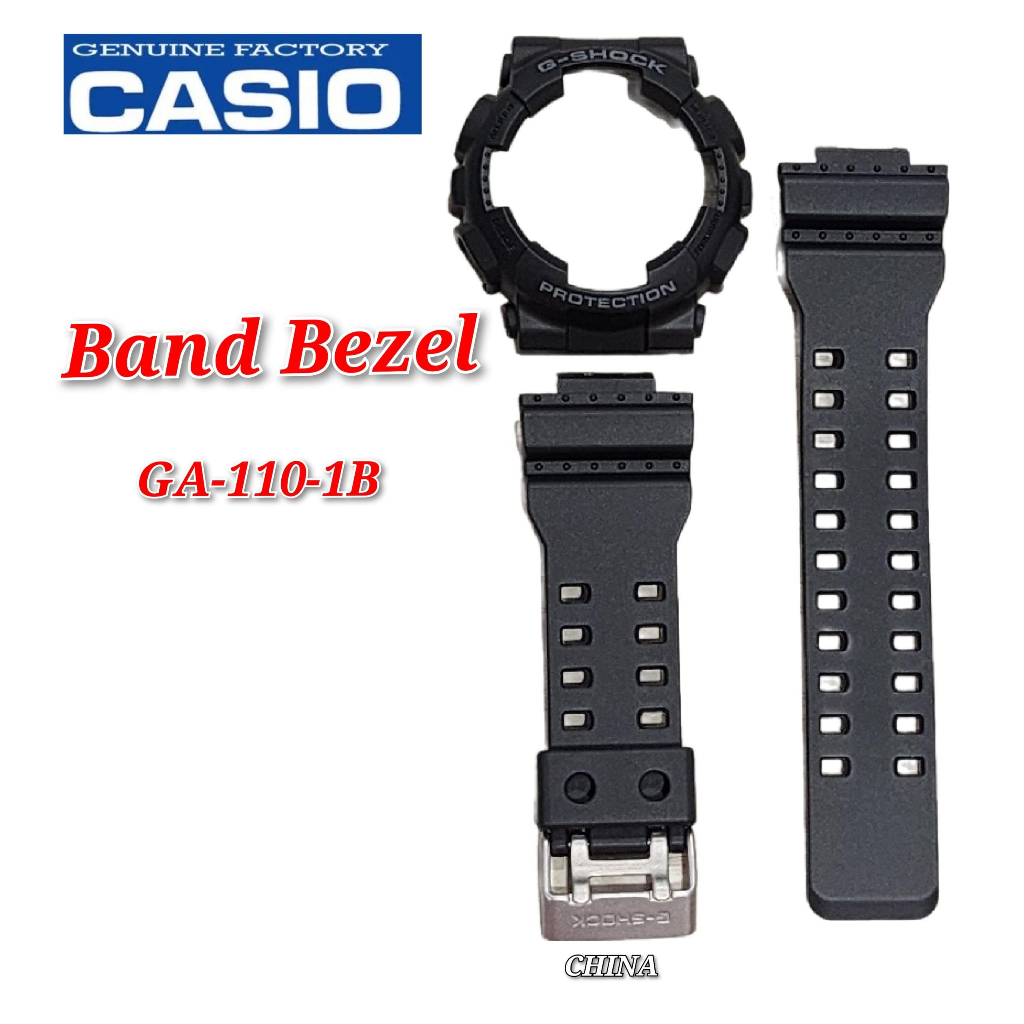 อะไหล่ทดแทน Casio G-Shock GA-110-1B -Band and Bezel ..กา-110