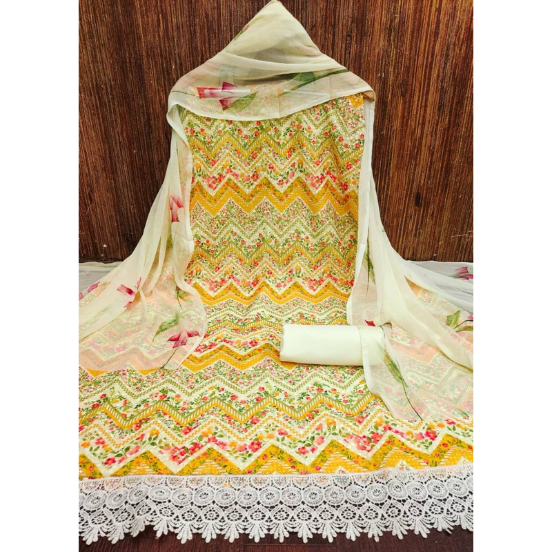 GEORGETTE PUNJABI SUIT MATERIAL
