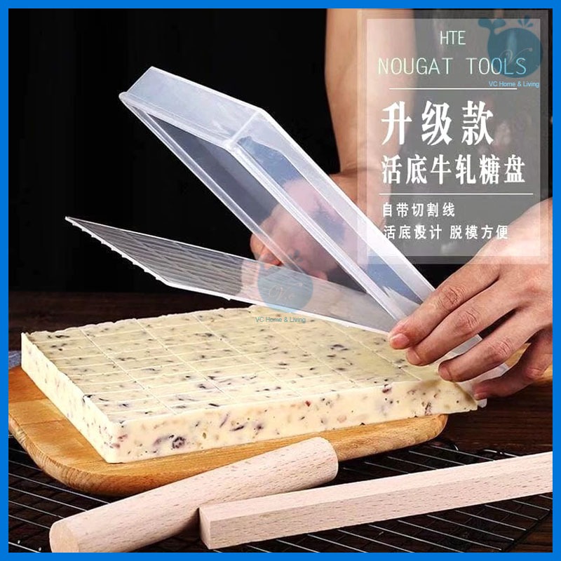 ️VC ️ Snowflake Crisp Mould Nougat ถุงบรรจุภัณฑ์แม่พิมพ์ Acuan Nougat Beg Pembungkusan แม่พิมพ์ Nocr