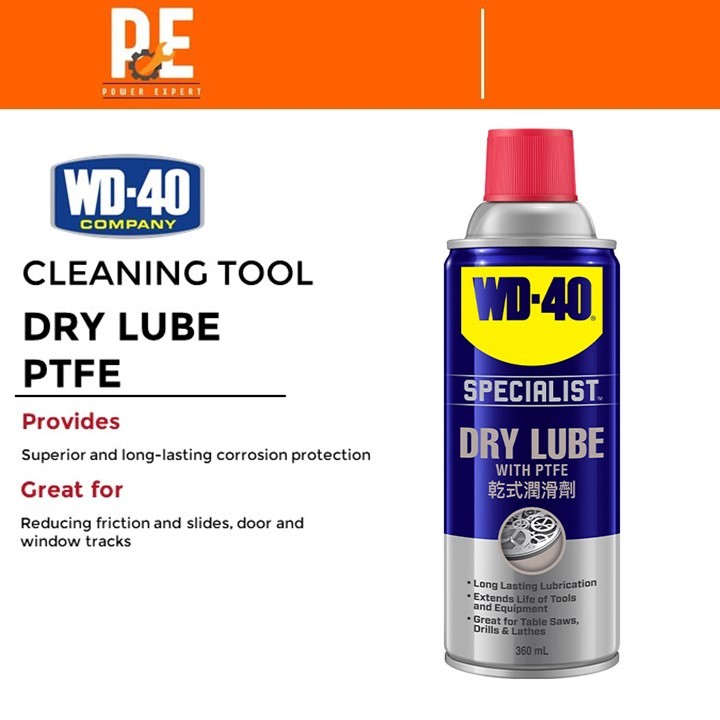 WD40 SPECIALIST HIGH PERFORMANCE DRY LUBE PTFE (360ml)