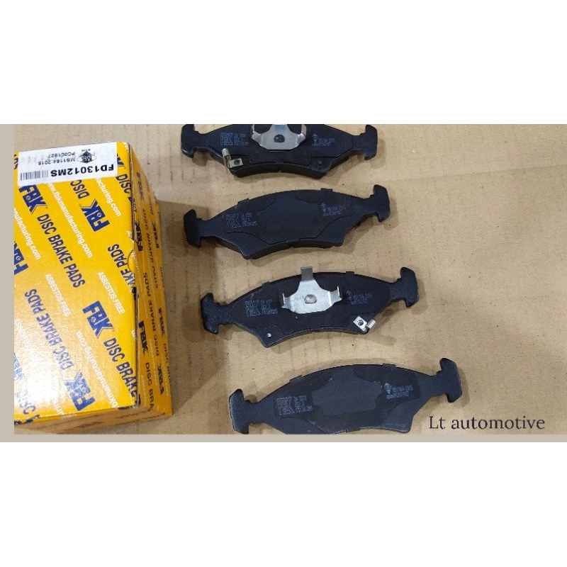 FD13012MS kia sephia 1.5 ผ้าเบรคหน้าพร้อม SHIMS (ยี่ห้อ FBK)