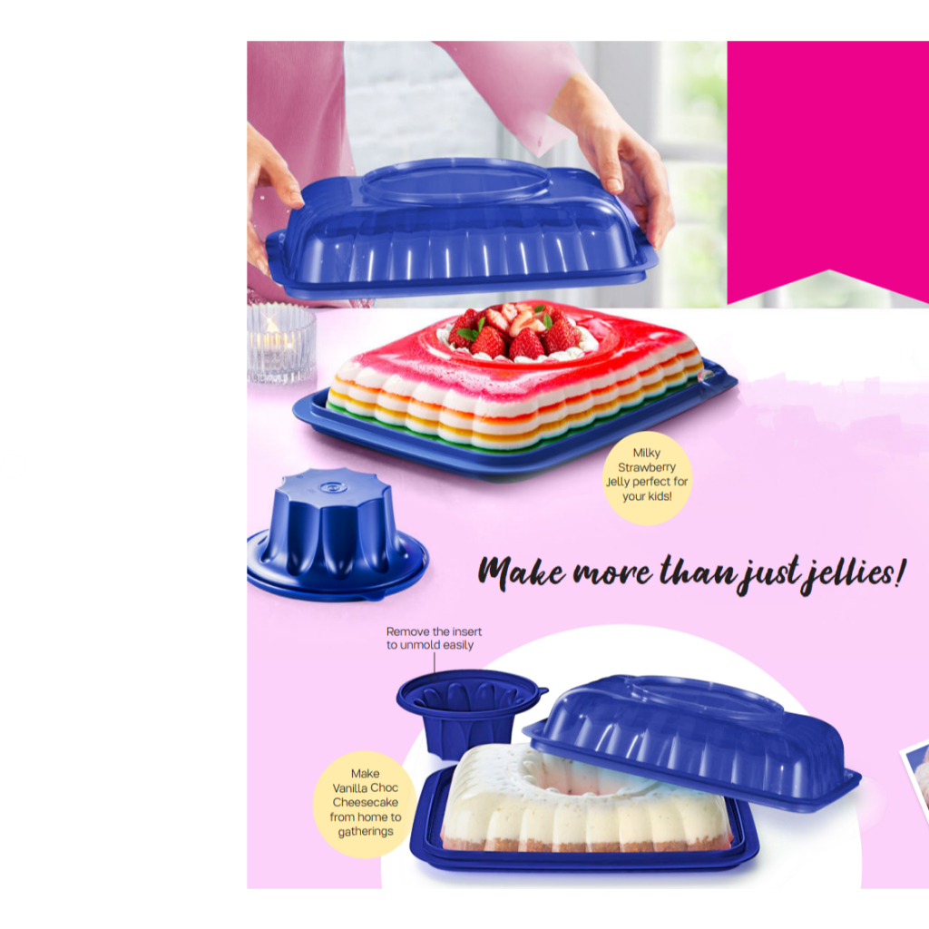 Preloved Jel Party 3.0 L Tupperware แบรนด์ Bekas Jelly Tupperware ผู้ขายที่เชื่อถือได้