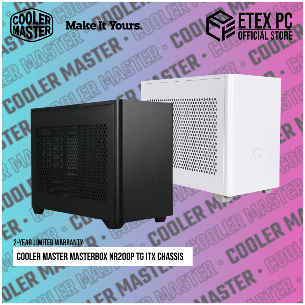 แชสซีคูลเลอร์ MasterBox NR200P TG ITX - MCB-NR200P-KGNN-S00 / MCB-NR200P-WGNN-S00