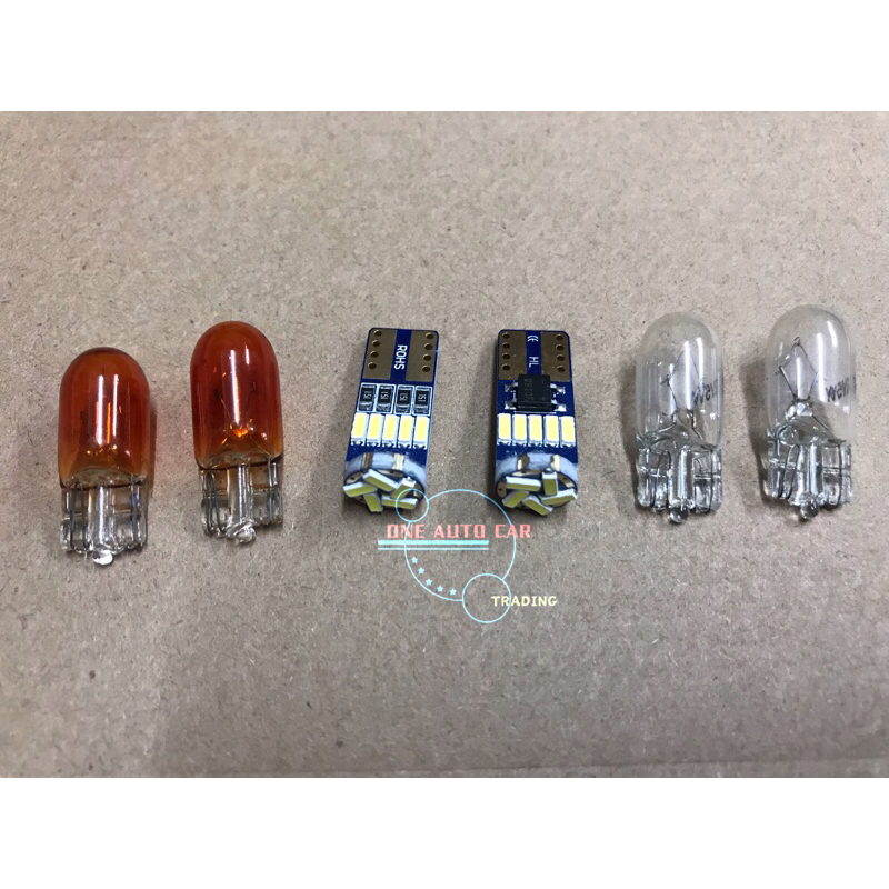 คุณภาพสูง 12V T10 SMD LED / T10 หลอดฮาโลเจน / หลอดสีส้มอําพัน