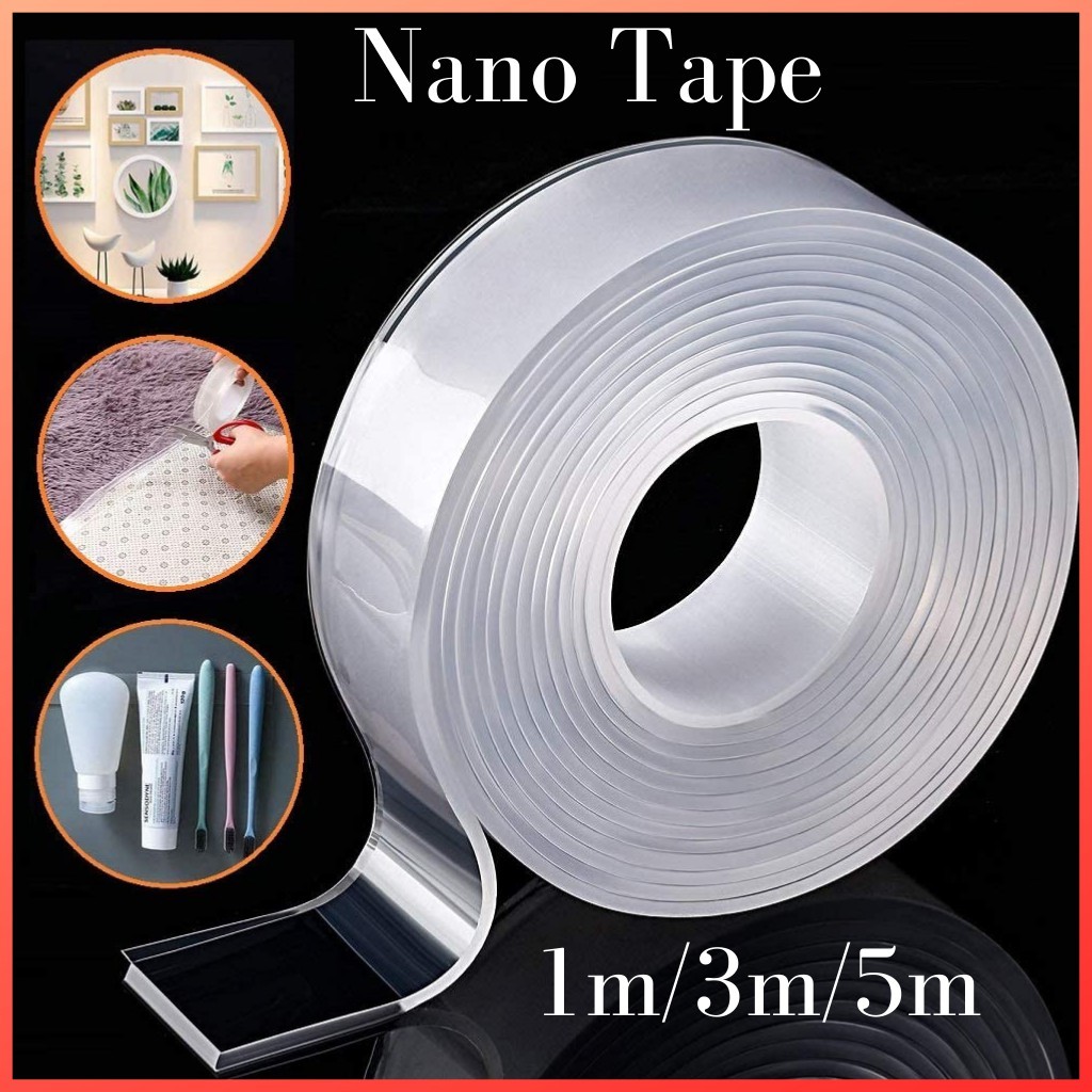 Nano Tape 1/2/3m Double Side Tape Strong Tape Power Double Tape Viral