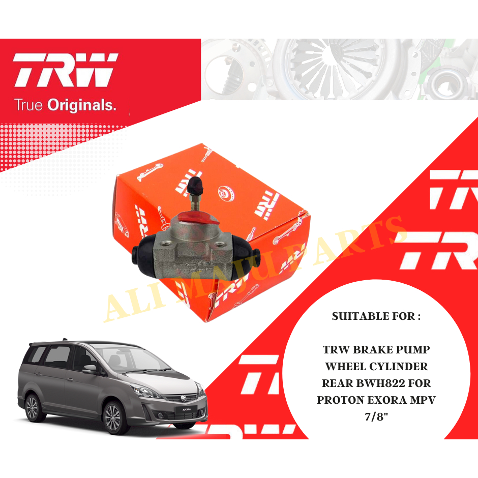 Trw กระบอกล้อปั๊มเบรคหลัง BWH822 สําหรับ Proton Exora MPV - 7/8"