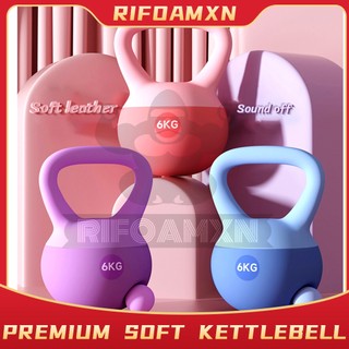 KETTLEBELL LEMBUT PREMIUM - ALAT SENAMAN WANITA UNTUK KECERGASAN & KEKUATAN 💪🌸
