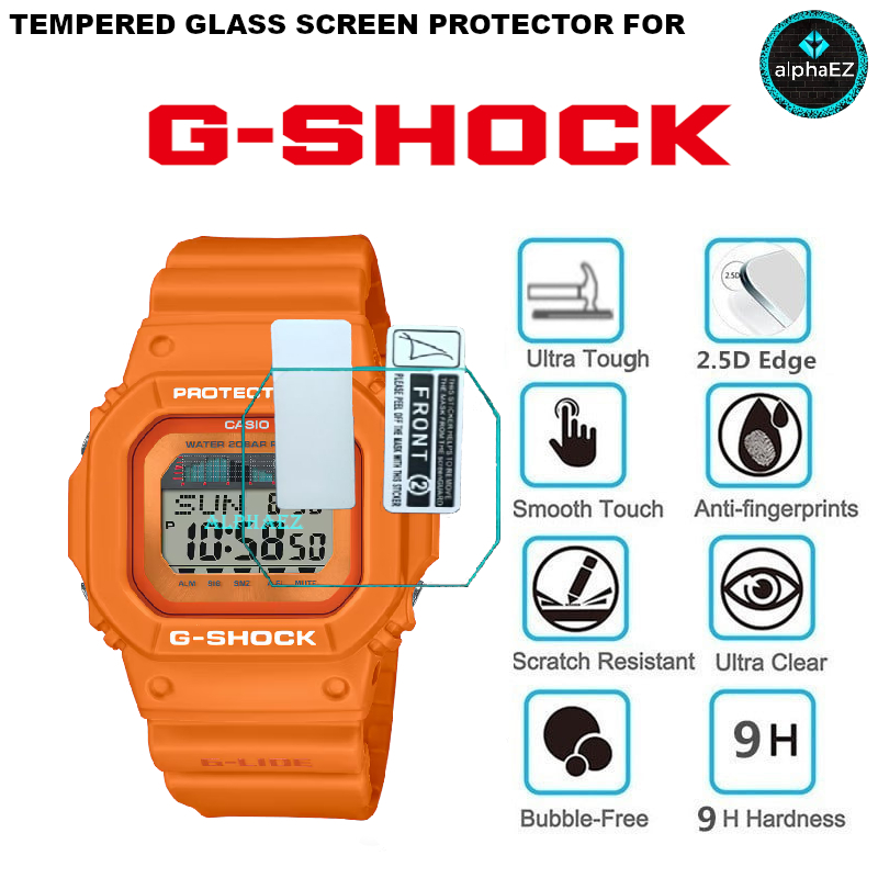 Casio G-Shock GLX-5600RT-4 9H นาฬิกาป ้ องกันหน ้ าจอกระจกนิรภัย Scratch Resist DW5600 DW5610 GM5600 GWB5600