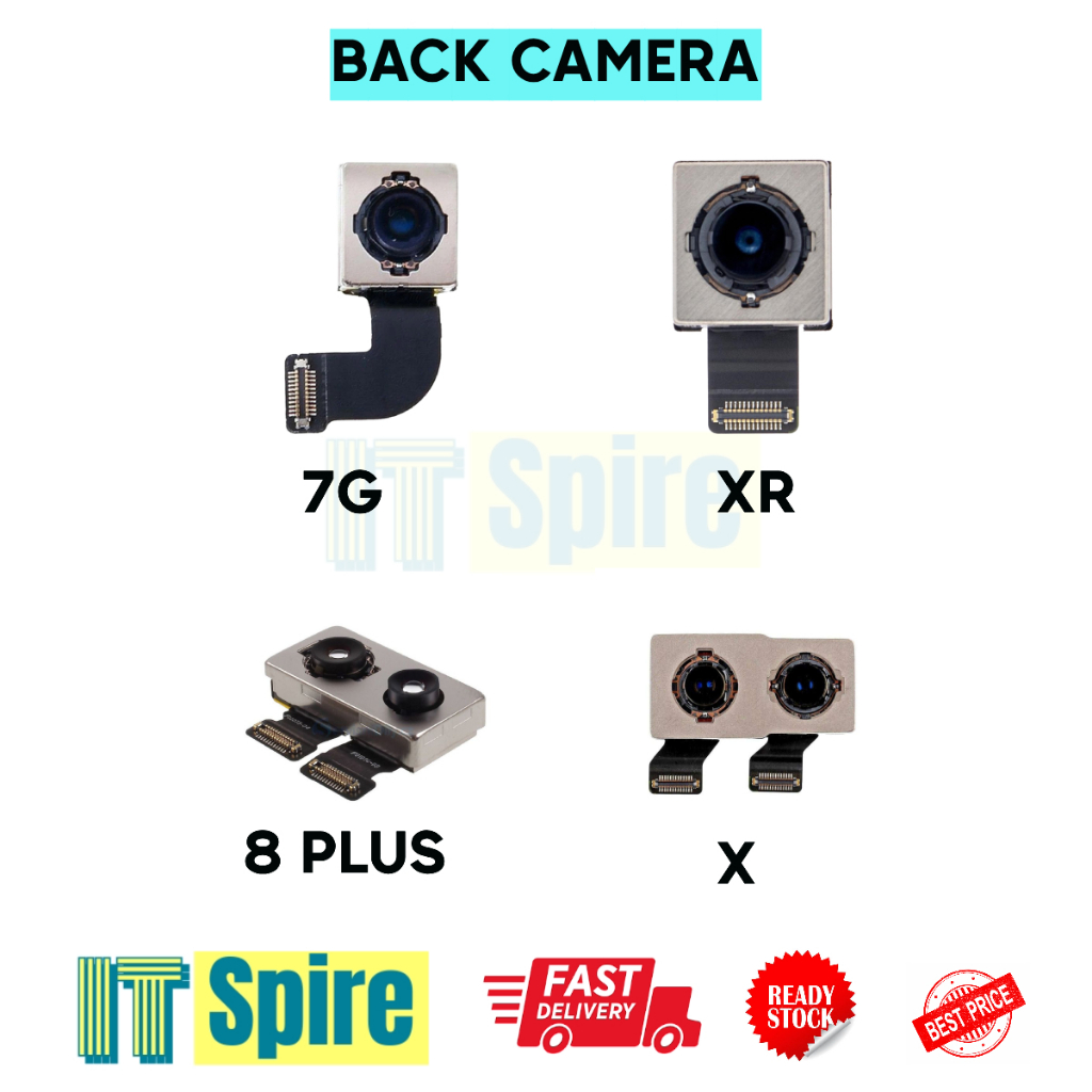 MOBIL PHONE กล้องหลังสําหรับ 7G / 8 PLUS / X / XR
