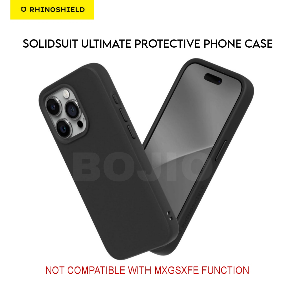 Iphone 15 Pro Max Case Rhinoshield Solidsuit Ultimate เคสโทรศัพท ์ ป ้ องกัน Tough Anti-shock proof
