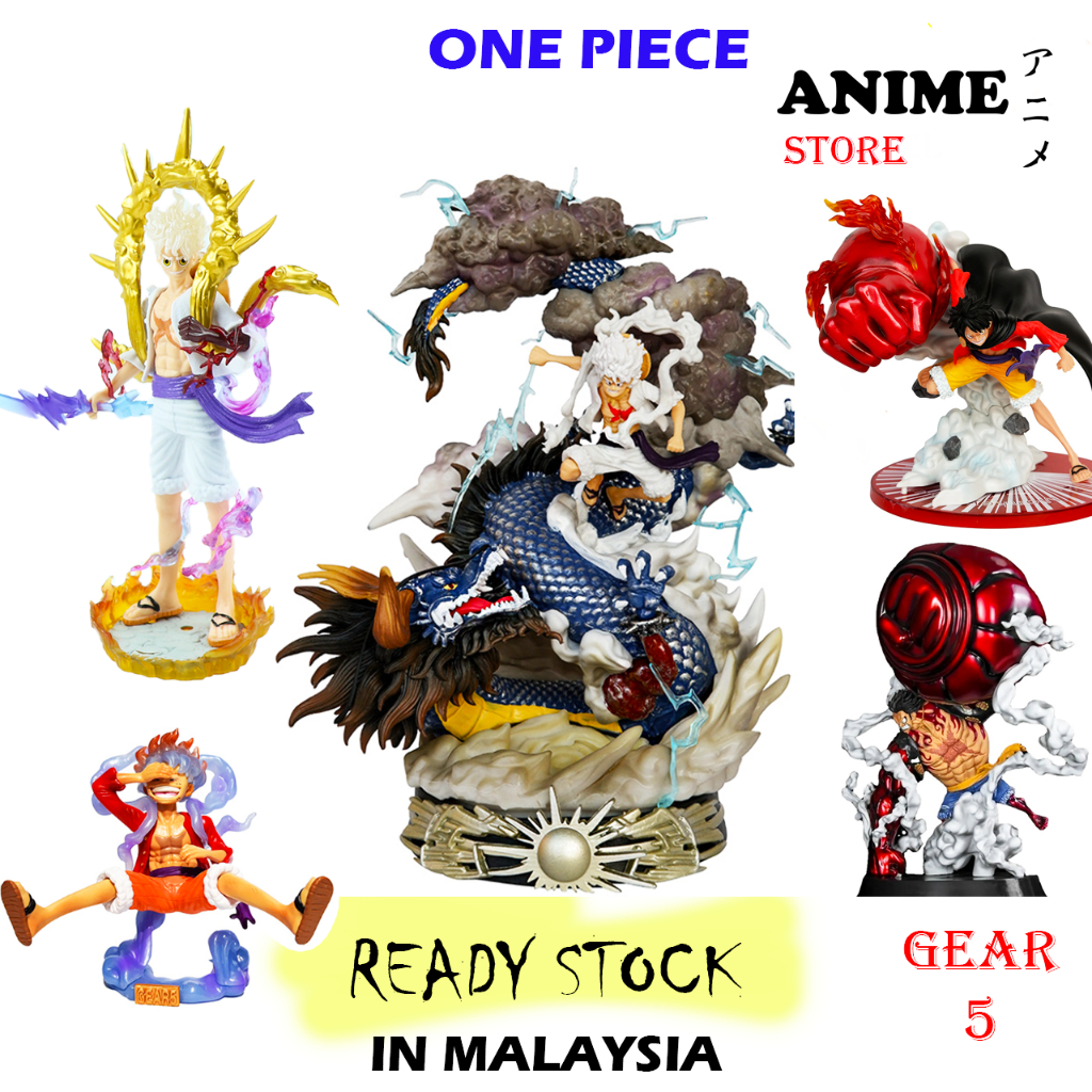 ขนาดใหญ่ ONE PIECE Monkey D Luffy Nika GEAR 5 อะนิเมะ Action Figure Patung One Piece Nika One Piece 
