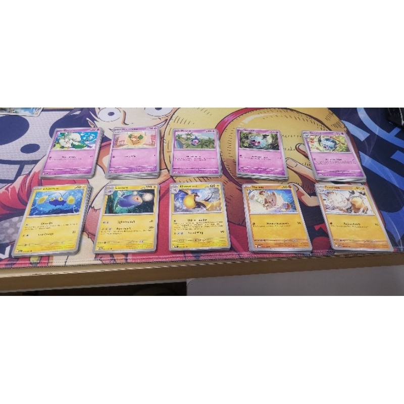 การ์ดเกมโปเกมอน 034/091 035/091 031/091 032/091 033/091 021/091 022/091 045/091 046/091