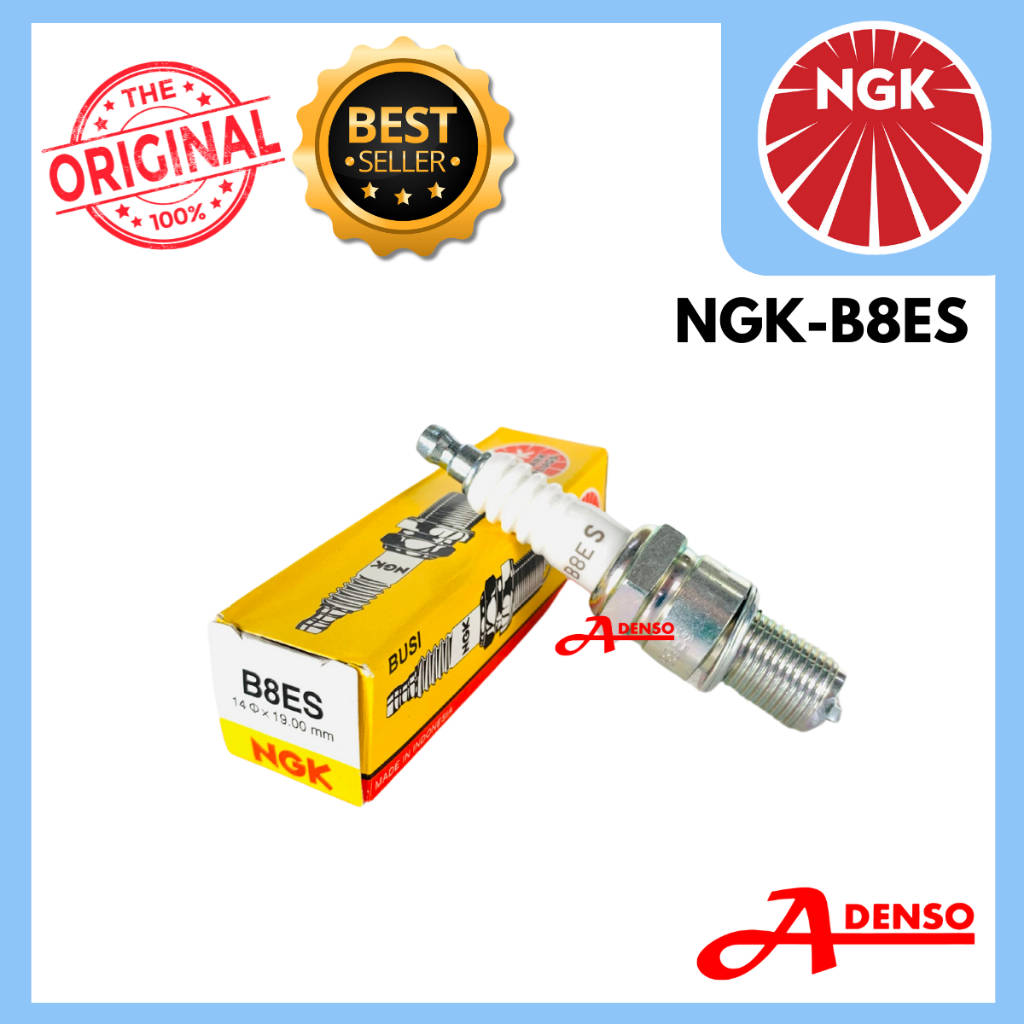 NGK-B8ES NGK BUI PLUG (ORIGINAL100%NGK) RXZ135 Y125Z ZX150 PLUG B8ES SPARK PLUG