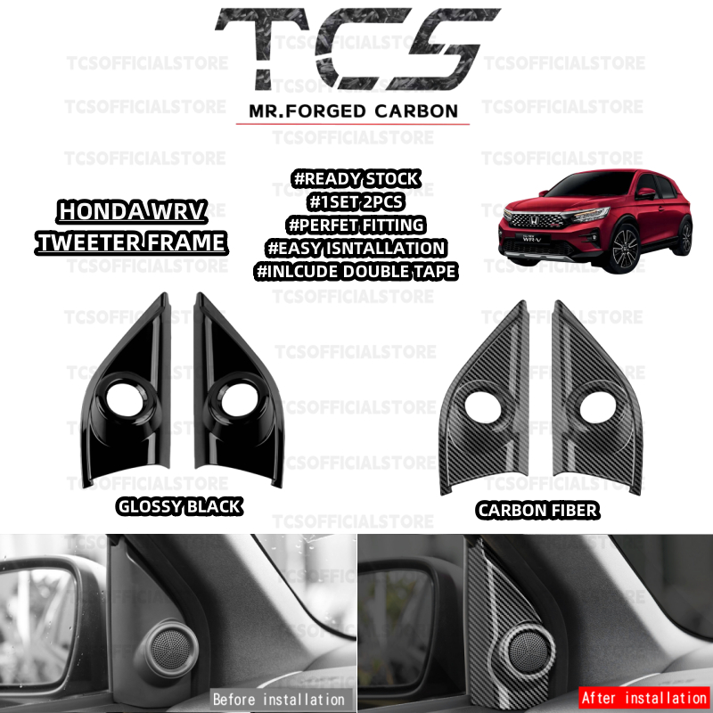 TCS HONDA WRV RS ประตูรถ TWEETER FRAME GARNISH อุปกรณ์เสริม