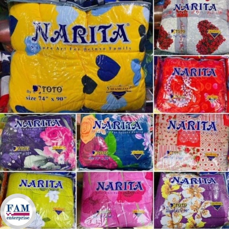 TOTO NARITA KING SIZE 74"  90"/ KING SIZE BEDDING NEW EXCLUSIVE DESIGN