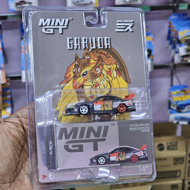 MINI GT GARUDA LB-SUPER SILHOUETTE NISSAN SILVIA S15 GARUDA MIZU DIECAST