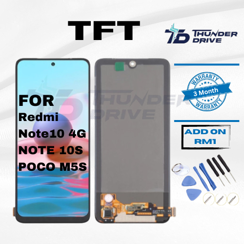 Thunder Drive TFT หน้าจอสัมผัส LCD เข้ากันได้กับ REDM NT10 4F NT10S PCO M5S