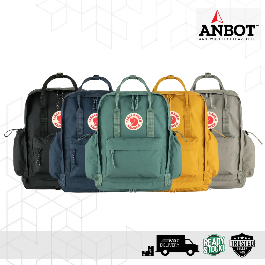 Fjallraven K Bluenken Outlong กระเป๋าเป้สะพายหลังแล็ปท็อป Commuting เดินป่ากิจกรรมกลางแจ้ง