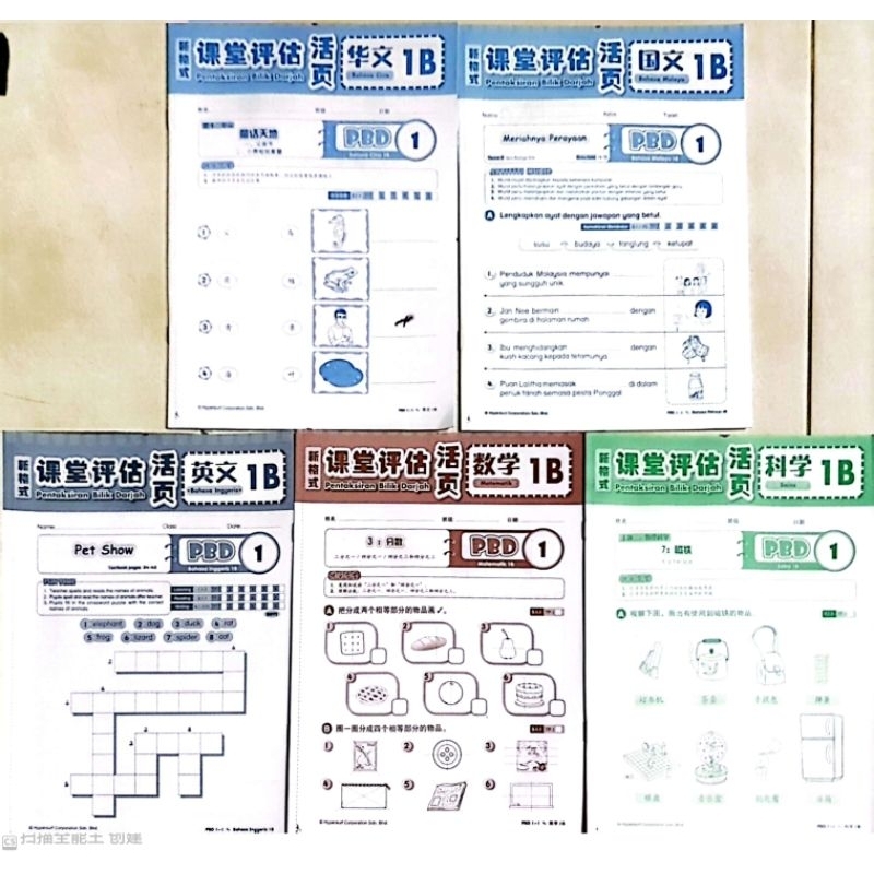 2024 ล่าสุด/HYPERSURF Publishing House/การจําแนกการประเมิน 1A/1B/2A/2B/3A/3B/4A/4B/5A/5B/6A/6B ใหม่ 