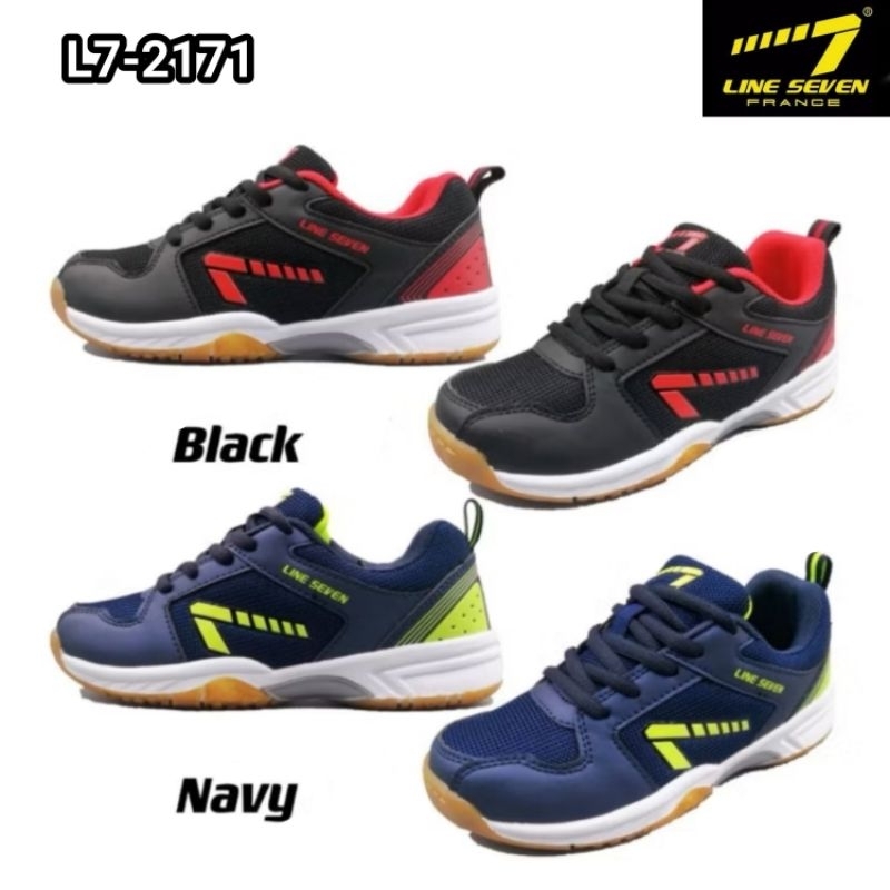 Line Seven Junior Court Shoes รองเท้าวิ่ง Kasut Badminton kanak-kanak L7-CS-21171