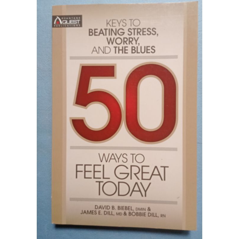 Preloved 50 WAYS TO FEEL GREAT TODAY david b biebel