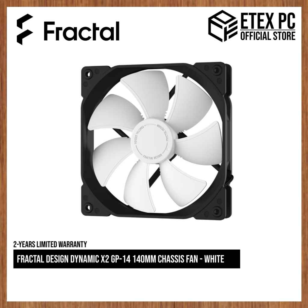 Fractal Design Dynamic X2 GP-14 140mm พัดลมแชสซี - FD-FAN-DYN-X2-GP14-WT