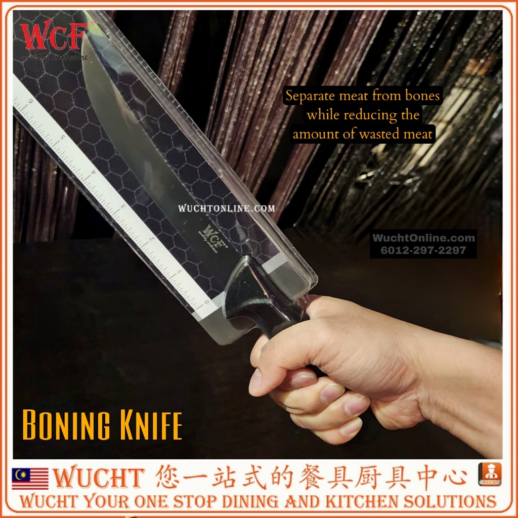 WUCHTWCF มีด Commercial Kitchen Boning มีด Butcher Boning มีด Pisau Chef WCF 厨师刀 BOK-16