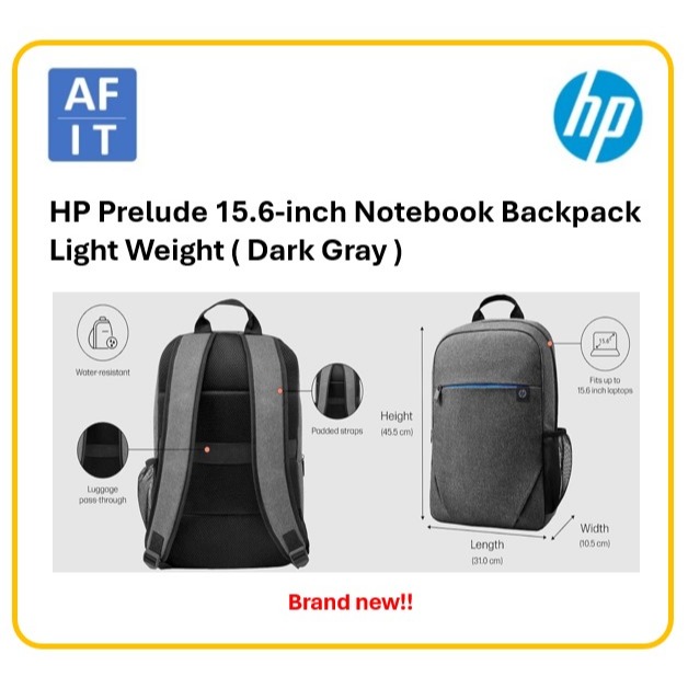 Hp Prelude 15.6 นิ้ว กระเป๋าเป้โน๊ตบุ๊ค