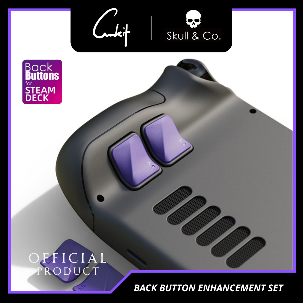 Skull & Co Steam Deck ชุดเสริมปุ่มหลังสําหรับ Steam Deck / Steam Deck OLED