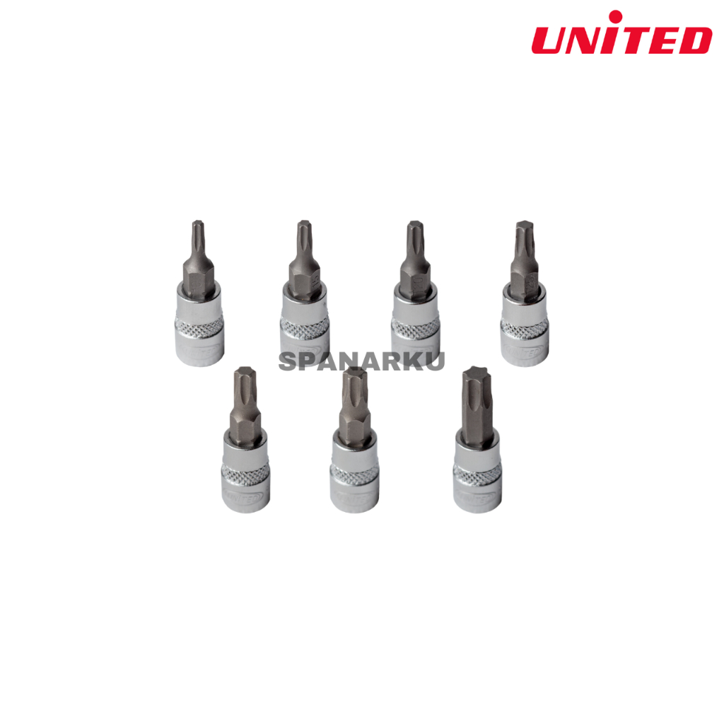 ซ็อกเก็ตบิต 1/4 "TORX (T6 - T40)