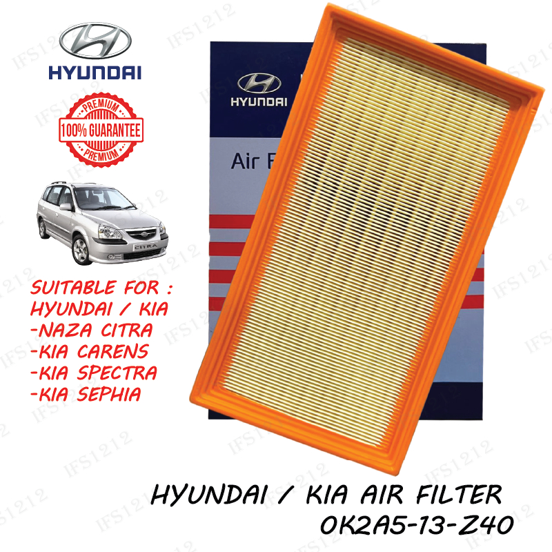 ใหม่ HYUNDAI AIR FILTER สําหรับ KIA SPECTRA SEPHIA CARENS NAZA CITRA ENGINE AIR FILTER 0K2A5-13-Z40 