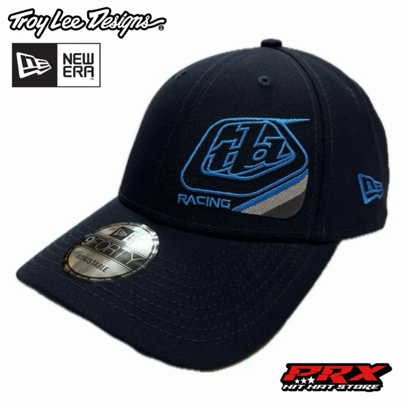 Troy LEE DESIGNS NEW ERA 9FORTY CURVE HAT PRECISION 2.0 NAVY CAP ADJUSTABLE