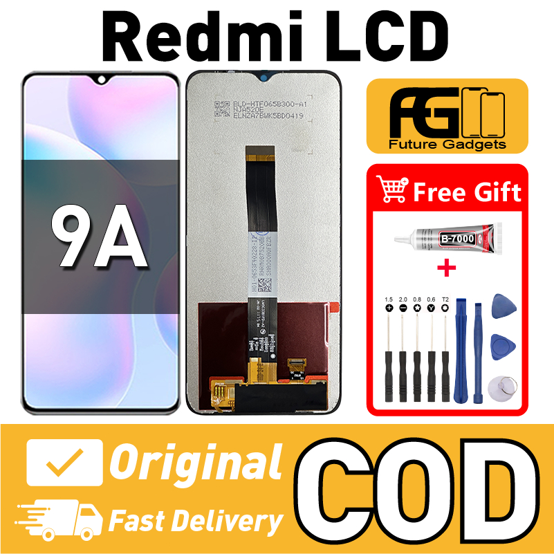 LCD redmi 9A สําหรับเปลี่ยนหน้าจอสัมผัส LCD Skrin