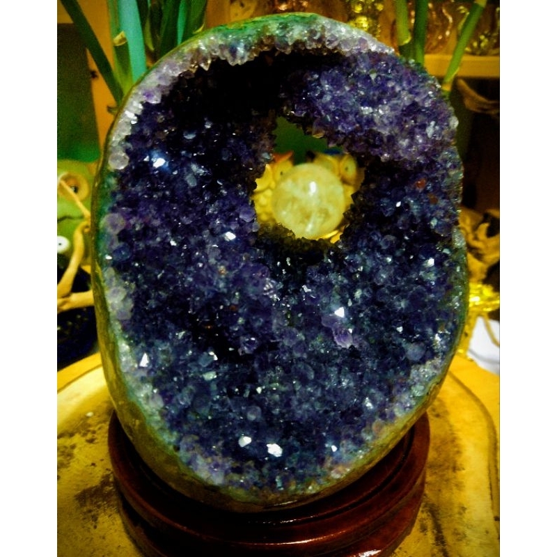 ที่ไม่ซ้ํากัน amethyst portal geode / amethyst cave 紫 / คริสตัลคริสตัลคริสตัล / กาแล็กซี่คลัสเตอร์