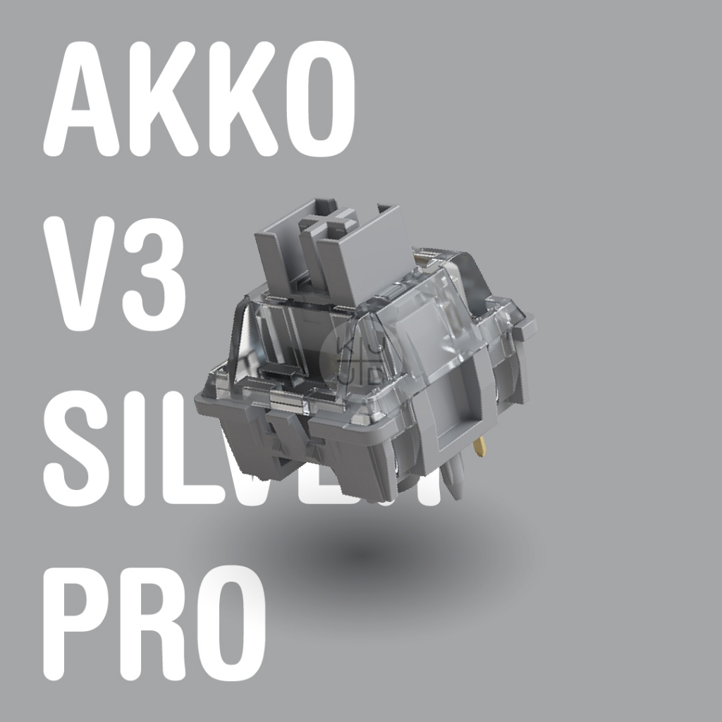 [Linear] Akko V3 Silver PRO 40gf Linear Switch สําหรับคีย์บอร์ดเชิงกล