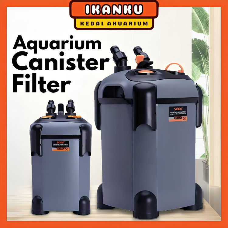 SOBO Canister กรองภายนอก / UV พร้อมปั๊มตู้ปลา SF-650F SF-850F SF-1000F SF-1500F รับประกัน 6m