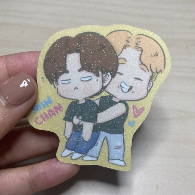 Stray Kids Minchan Fanart Sticker โดย chegyul