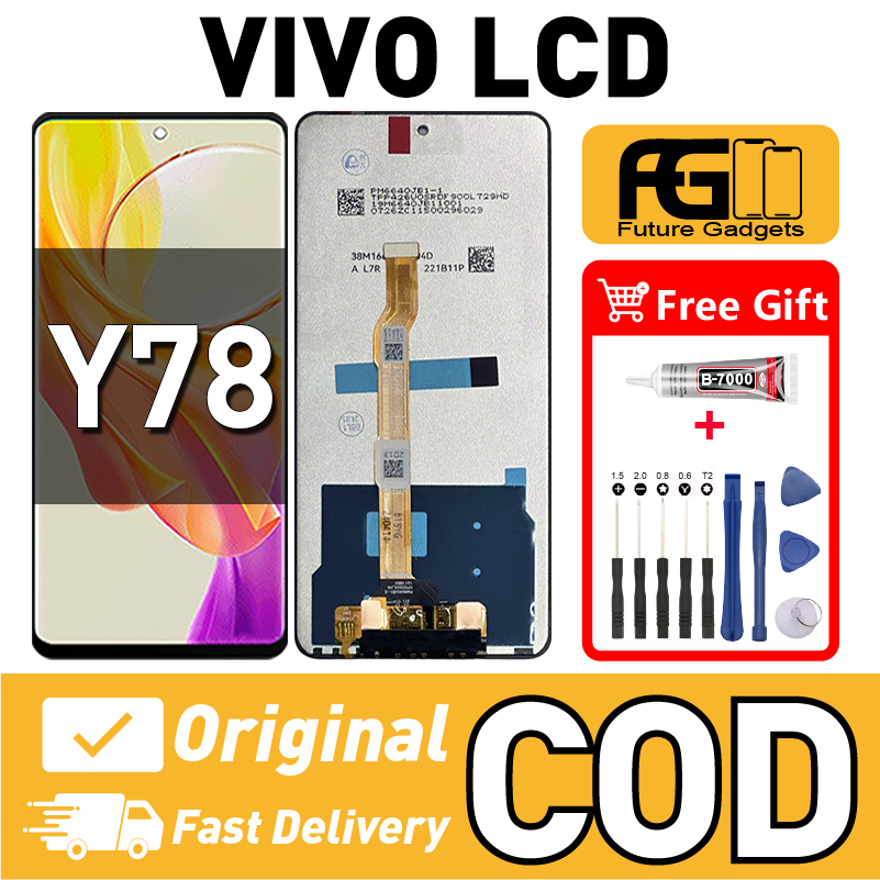 LCD VIVO Y78 เข้ากันได้กับเปลี่ยนหน้าจอสัมผัส LCD Skrin